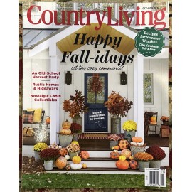 COUNTRY LIVING MAGAZINE Happy Fall-idays Oct Nov 2024