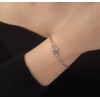 COLIBRI ALEGRE Pulsera Mano De Fátima Plateada