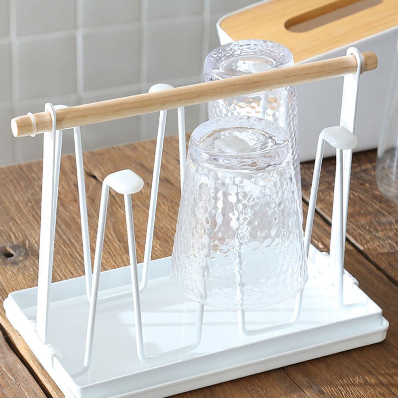 Kitchen Drain Cup Holder Portable Multifunctional Water Bottle Drying Drainer