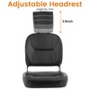 Mbxcooter Ergonomic High-Back Mobility Scooter Seat - Adjustable Headrest, Foldable