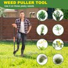 ZHENHAN Weed Puller Tool,43" Iron Stand-Up - No Bend Push-Pull
