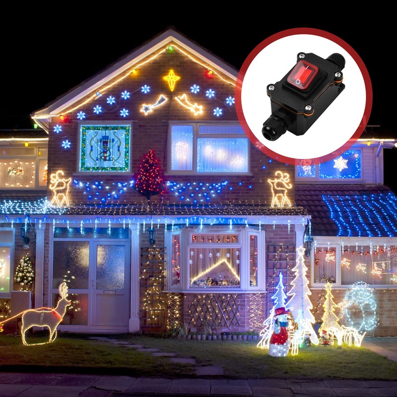 IP66 Waterproof Inline Switch Cable Switch Machine Switch DC 12-24V