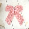 Pearl Bow Barrette Hair Clip, Pearl Bow Barrette, Spring clip