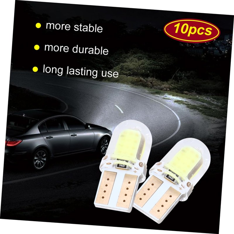 FUNOMOCYA Lamp Led Indicator Light T10 5w White Crystal Cob