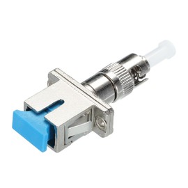 sourcing map Fiber Optical Adapter ST Male-SC/UPC Female, Single Mode Simplex Adapter, ST-SC/UPC, for Network Internet Connector, 1pcs