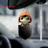 Cute Frog In A Beanie Pendant Acrylic Hanging Ornament Car