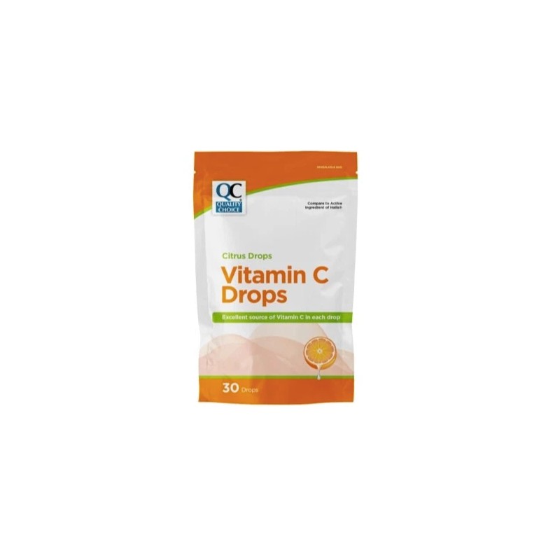 5 Pack Quality Choice Vitamin C Dietary Supplement Drops Citrus