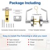 Commercial Grade Bathroom Door Lock-Privacy Indicator Lock Vacant or in-Use,