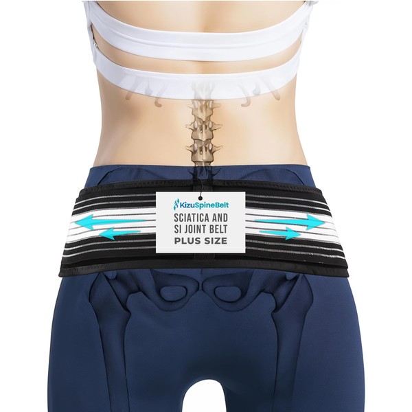 Kizu Relief Belt Sciatica Pain Relief Devices Lower Back Brace,