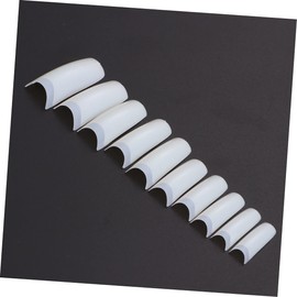 LALAFINA 1 Box Pieces Nail Art Decoration Wedding Decoration Girls Fake Nails Manicure Tips Nail Full Cover Diy Nail Art Tool Nail Stickers for Christmas Half Stick Acrylic Nail Piece Boxed