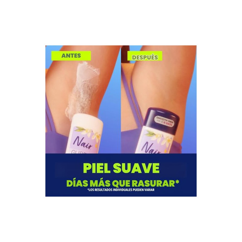 Nair Hair Remover Glides Away Hair Removal Cream 3.3 oz