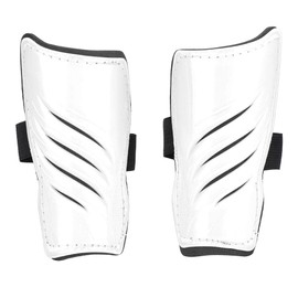 Youth Soccer Shin Guards Assorted Colorful Shin Pads Child Calf Protective Gear Soccer Equipment for 3-15 Years Old Girls Boys Children Teenagers(White)