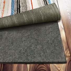 Nevlers 1/4" Felt Rug Pad 8 x10 Ft| Rug Pad Non Slip Felt & TPO | Area Rug Padding 8x10 Anti Skid Rug Gripper | Non Slip Rug Grippers for Area Rugs on Hardwood Floors | Rug Stoppers to Prevent Sliding