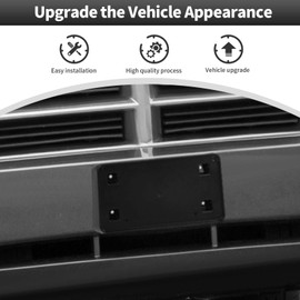 CheroCar License Plate Frame Tire License Plate Holder Bracket Compatible with Dodge Charger 2006-2010