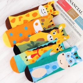 Jeasona Women's Giraffe Socks Giraffe Gifts for Women Mom Teenage Girls