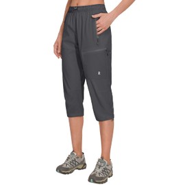 Little Donkey Andy Women's Outdoor Stretch Quick Dry Hiking Pants Steel Gray Size L