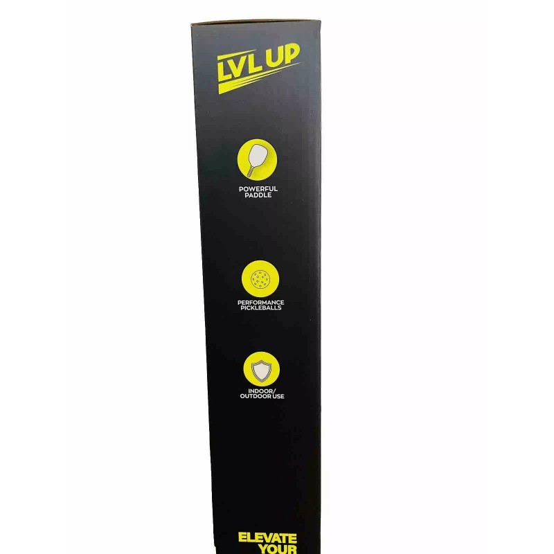 LVL UP 4 Piece Pickleball Paddle Set With Balls
