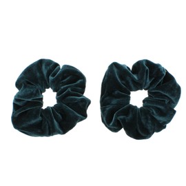 Zac's Alter Ego Pair of Luxurious Velvet Hair Scrunchies - Variety of Colours
