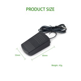 RUIFUU Foot Pedal Sewing Machine Foot Control Pedal Switch, Foot Operated Sewing Machine Powered Pedal Controller 6V Small Household Sewing Machine Parts 202 505 Making
