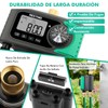 RESTMO 4-Zone Sprinkler Timer, Brass Inlet Programmable Water Timer for