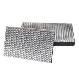 SGM Silver Car Sound Deadening Mat 80 mil (2mm) 18 sqft (1.67 sqm), Automotive Sound Deadener, Self Adhesive Butyl Car Sound Deadening Material, Audio Noise Insulation and Dampening Sheets