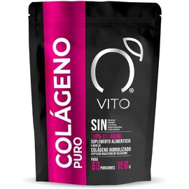 VITO Vitaminas Totales Colágeno 100% Puro Péptidos de Colágeno Bioactivos 60 porciones de 2.5 g 150 g
