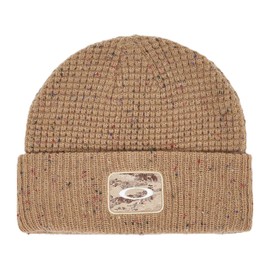 Oakley Men's Ellipse Patch Waffle Beanie, Humus, One Size