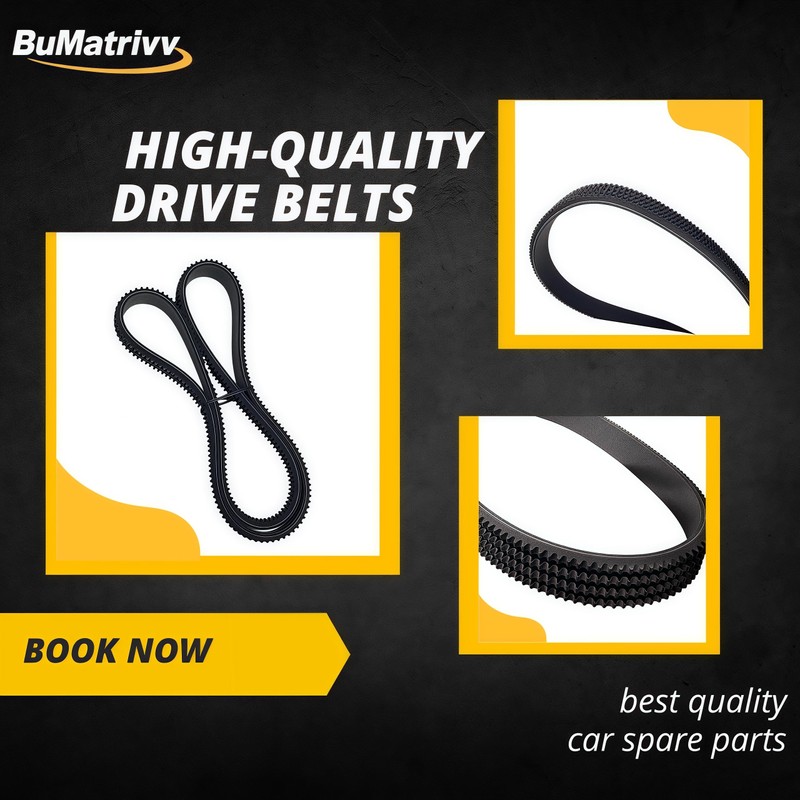 4 Groves Drive Belt 7257359 4R3VX640LD Compatible with Bobcat Skid