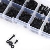 270pcs M2/M2.5/M3/M4/M5 Nylon Screw Nut Washer Kit, Nylon Screw Hex