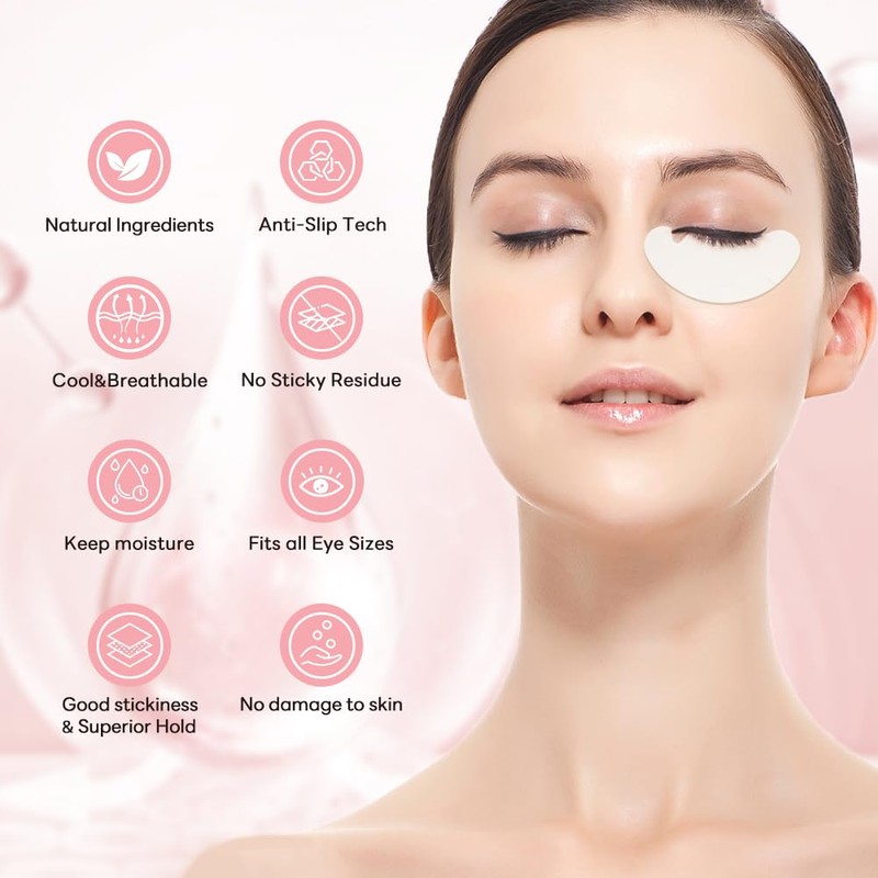 Lunamoon Eye Pads for Eyelash Extension Eyelash Pads U Pads