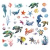CRASPIRE 8 Sheets Sea Life Window Decals Stickers Ocean 3D