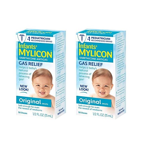 Mylicon Gas Relief Drops for Infants and Babies, Original Formula,