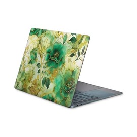 Skins4u Laptop Aufkleber, Notebook Skin Schutzfolie, Seidenmatt, Kratzfest, Blasenfrei, Selbstklenend Vinylfolie Rückstandslos Entfernbar 10 bis 17 Zoll Laptops (Blütenzauber, 25,4 x 20,3cm)
