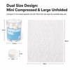 ColdCool Compressed Face Towels, 100 Count Disposable Cotton Coin Tissues
