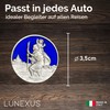 LUNEXUS Christopher Car Magnet Diameter 3.5 cm - Saint Christopher