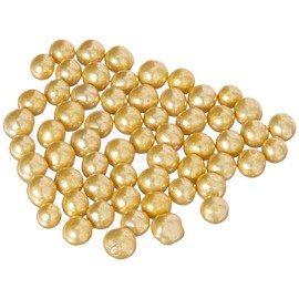 Bakers EZ way Dragees Gold. Cake Cupcake Cookie Sprinkles 5mm 2 oz