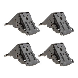 Be In Your Mind 4pcs Table Leg Folding Brackets 90 Degree Self-Lock Extension Collapsible Shelf Bed Feet Hinges Supports with Mounting Screws
