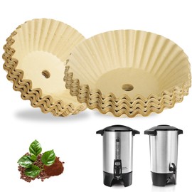 Paper Coffee Filters Compatible with Hamilton Beach 45 Cup Coffee Urn and Hot Beverage Dispenser, 100 Pcs Unbleached Coffee Paper Filters Disposable