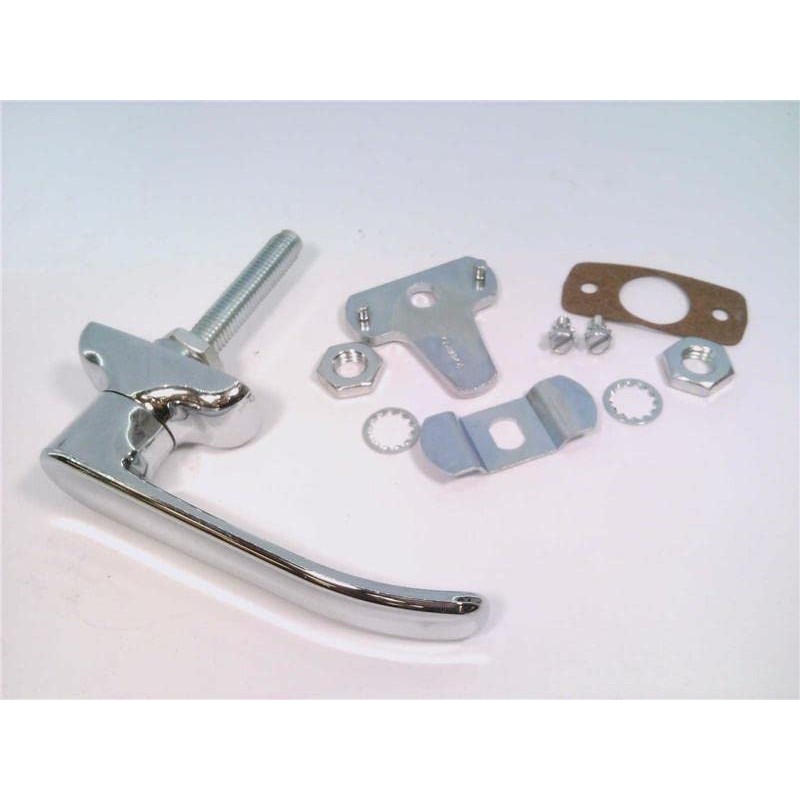 Southco 92-31-131 Non-Locking, L-Style, Handle, Bright Chrome Plated