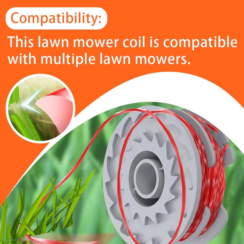 Dgwangge 1 Pcs Lawn Strimmer Spool Line Compatible with Flymo
