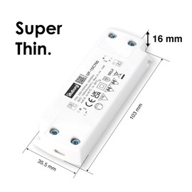 illuburg LED Transformer 700 mA Constant Current 7.5 W - 15 W Flat LED Power Supply Driver Transformer Ballast Driver Power Supply