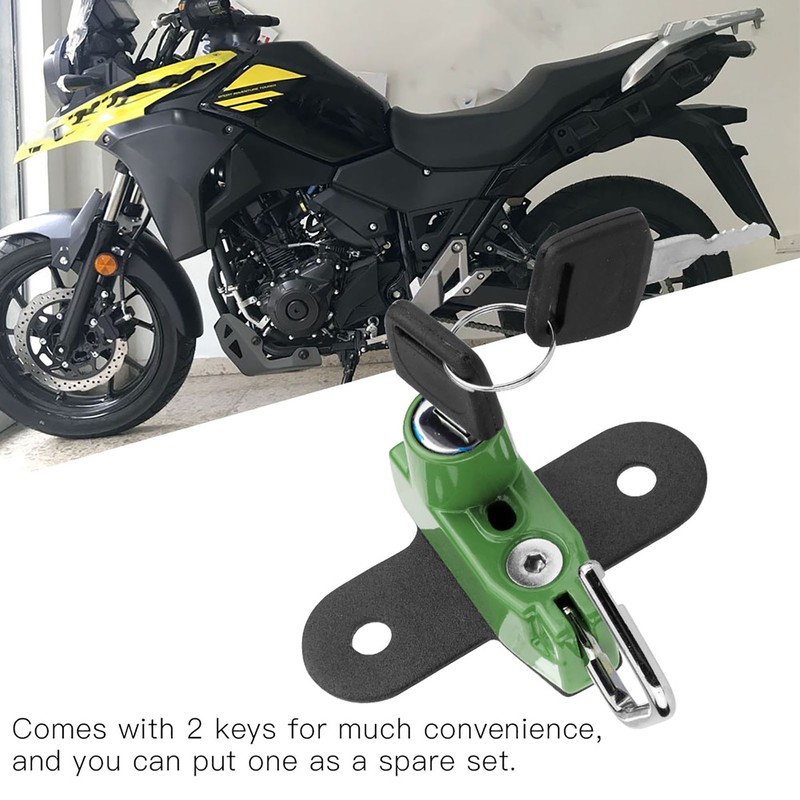 Motorcycle Modification Aluminum Alloy Helmet Lock Mount Hook Fit for