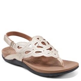 Rockport Women's Ridge Sling Sandal, Gold Bling, 11