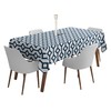 Vargottam Indoor/Outdoor Tablecloth 58x82 Inch RectangleTablecloth with Umbrella Hole and
