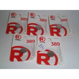 RadioShack RADIO SHACK 2302247 (lot-of-5)   389 1.55V WATCH BATTERIES (5-TOTAL BATTERIES)