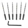 FTG USA Replacement Tapered Countersink Drill Bit Set 6 Pc