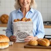Linen Reusable Bread Bags for Homemade Bread & Sourdough -