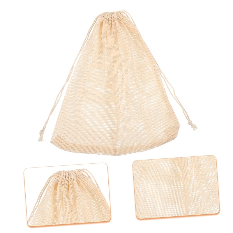 COLLBATH 4pcs Reusable Seafood Cooking Bags Thread Steam Bags for