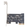 PCI E to SATA Adapter Card 2 Port 6Gbps PCIE3.1x1