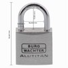 Burg-Wächter padlock, set of 2, 5 mm thickness, 4 keys,